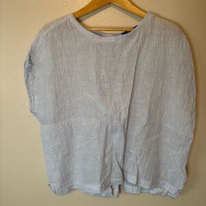 Tahari Linen Top
